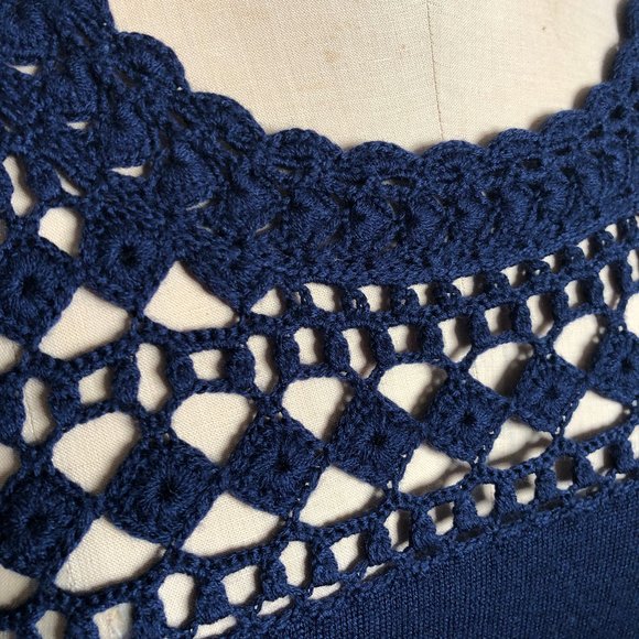 🌸host pick🌸 Lilly Pulitzer Karina merino wool sweater dress, crochet sleeves - Picture 11 of 16